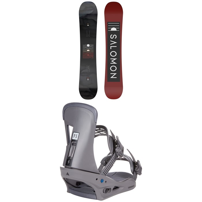 Salomon - Pulse Snowboard + Burton Freestyle Snowboard Bindings 2023