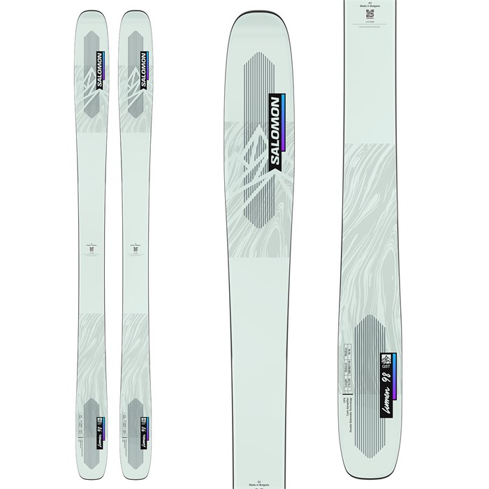 Salomon QST Lumen 98 Skis + Salomon Strive 11 Demo Ski Bindings Women