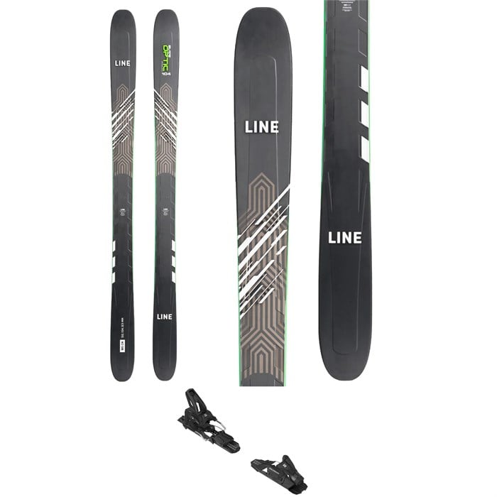 Line Skis - Blade Optic 104 Skis + Salomon Strive 13 Demo Ski Bindings 2023 - Used