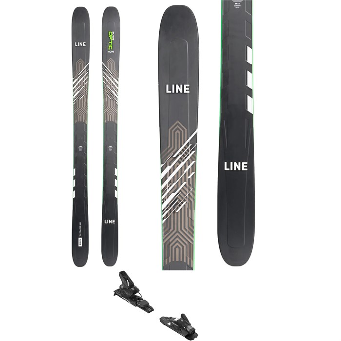 Line Skis - Blade Optic 104 Skis + Salomon Strive 11 Demo Ski Bindings 2023 - Used