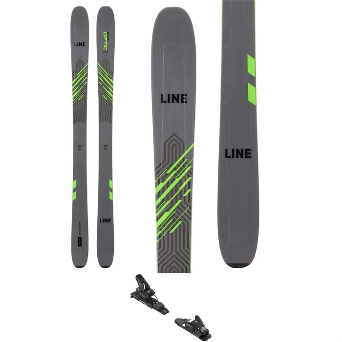 Line Skis - Blade Optic 96 Skis + Salomon Strive 11 Demo Ski Bindings 2023 - Used