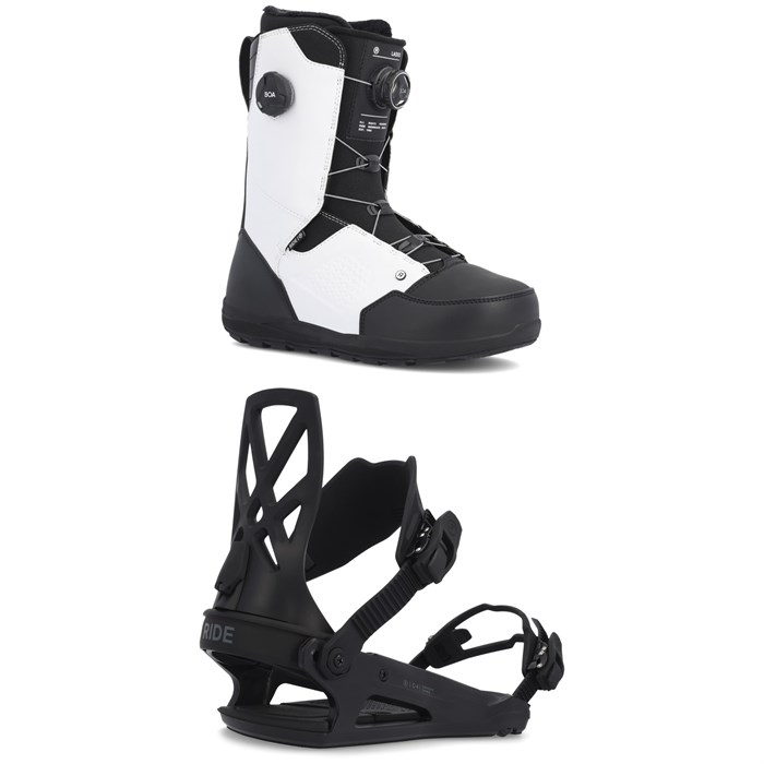 Ride - Lasso Boa Snowboard Boots + C-4 Snowboard Bindings 2023