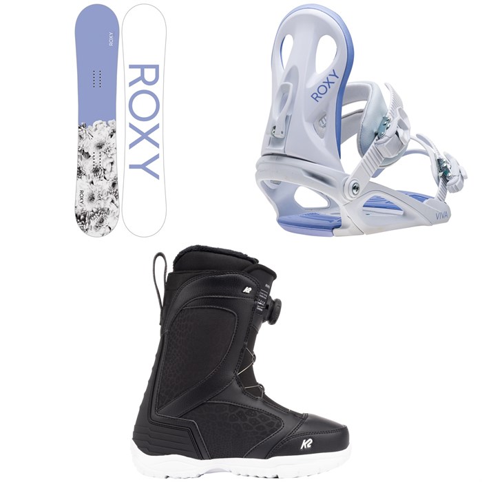 Roxy - Dawn Snowboard + Roxy Viva Snowboard Bindings + K2 Benes Snowboard Boots - Women's 2023