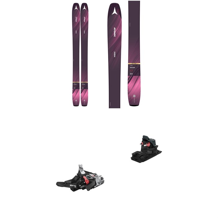 Atomic - Backland 107 Skis - Women's + Fritschi Xenic 10 Alpine Touring Ski Bindings