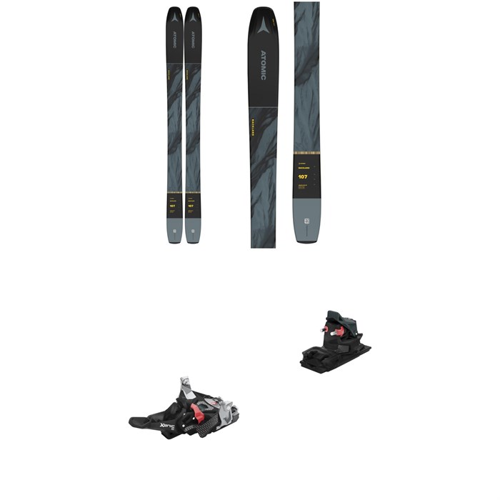 Atomic - Backland 107 Skis + Fritschi Xenic 10 Alpine Touring Ski Bindings