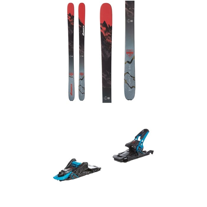 Nordica - Enforcer 94 Unlimited Skis + Salomon S/Lab Shift MNC 13 Alpine Touring Ski Bindings