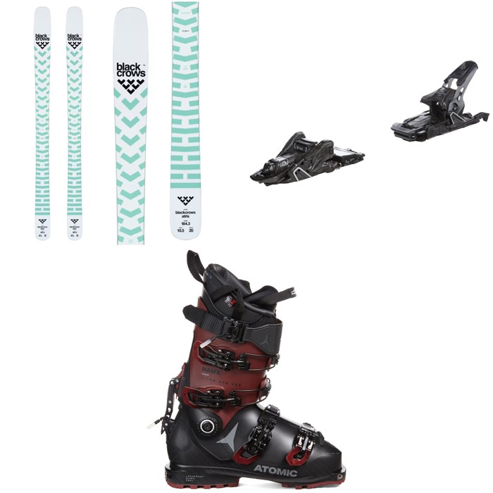 Black Crows - Black Crows Atris Skis + Salomon S/Lab Shift MNC 13 Alpine Touring Ski Bindings + Atomic Hawx Ultra XTD 130 CT GW Alpine Touring Ski Boots 2023