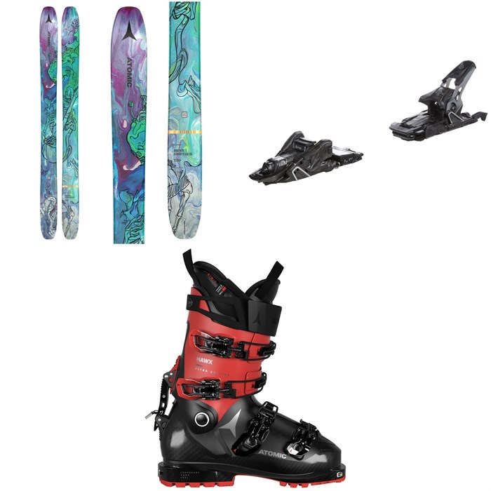 Atomic - Atomic Bent Chetler 120 Skis + Salomon S/Lab Shift MNC 13 Alpine Touring Ski Bindings + Atomic Hawx Ultra XTD 120 CT GW Alpine Touring Ski Boots