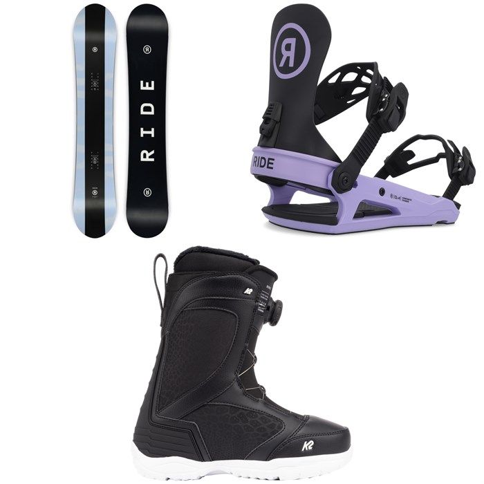 Ride - Heartbreaker Snowboard + CL-4 Snowboard Bindings + K2 Benes Snowboard Boots - Women's 2023