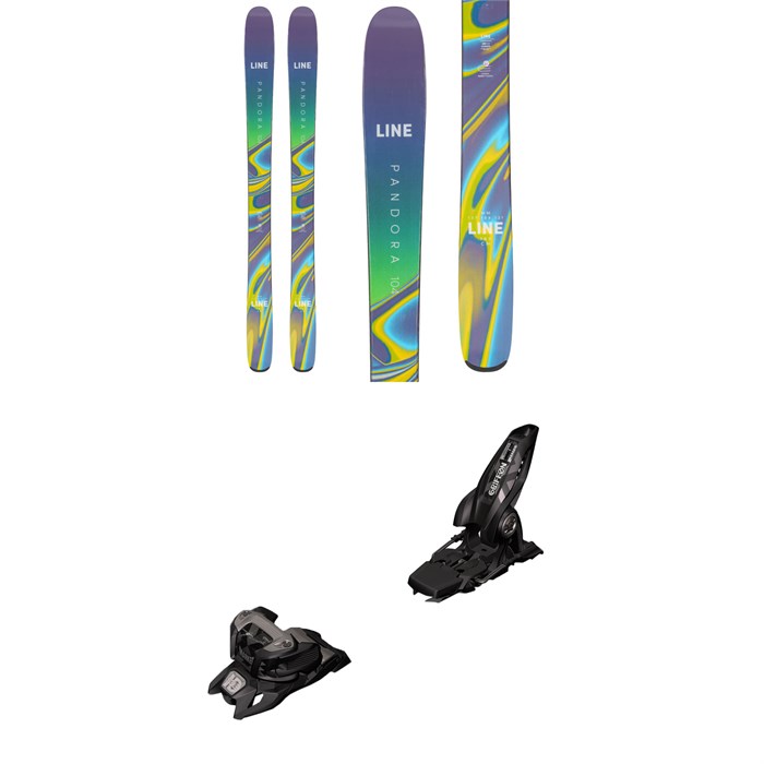 Line Skis - Pandora 104 Skis + Marker Griffon 13 ID Ski Bindings - Women's 2023 - Used