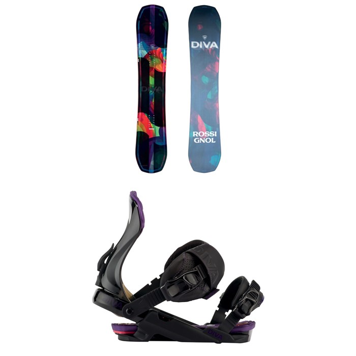 Rossignol - Diva Snowboard + Diva Snowboard Bindings - Women's 2023