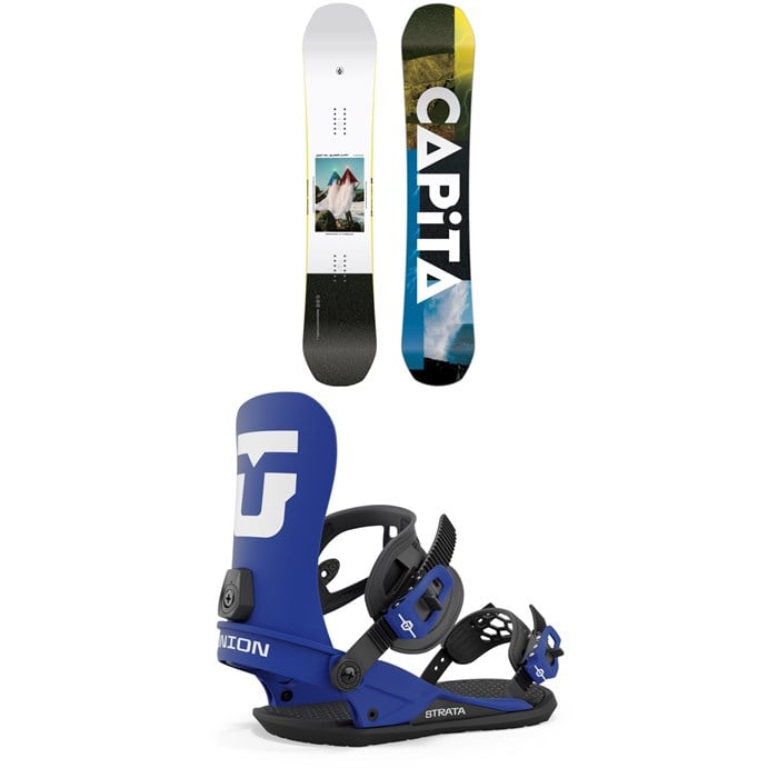 CAPiTA - Defenders of Awesome Snowboard + Union Strata Snowboard Bindings 2024