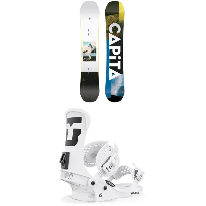 CAPiTA - Defenders of Awesome Snowboard + Union Force Classic Snowboard Bindings 2024