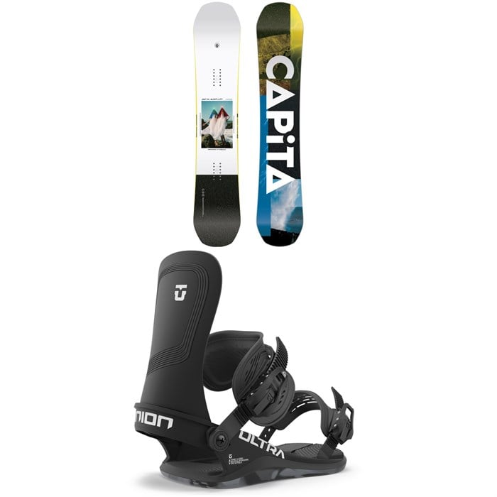 CAPiTA - Defenders of Awesome Snowboard + Union Ultra Snowboard Bindings 2024