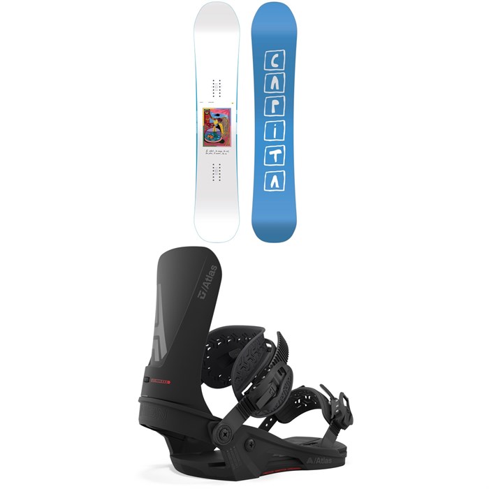 CAPiTA - Aeronaut Snowboard + Union Atlas Snowboard Bindings 2024