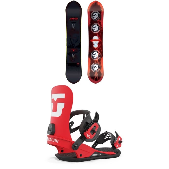 CAPiTA - Ultrafear Camber Snowboard + Union Strata Snowboard Bindings 2024