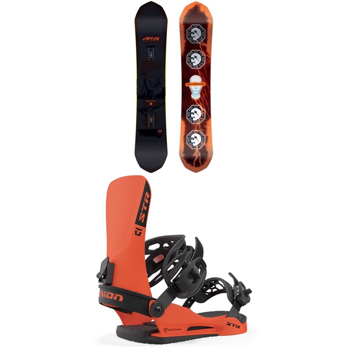CAPiTA - Ultrafear Camber Snowboard + Union STR Snowboard Bindings 2024