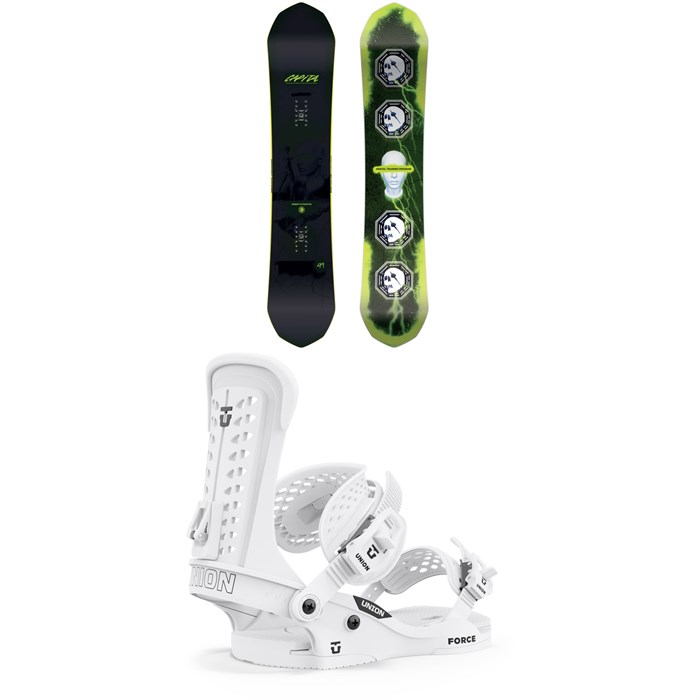 CAPiTA - Ultrafear Camber Snowboard + Union Force Classic Snowboard Bindings 2024