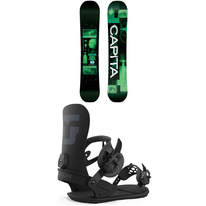 CAPiTA - Pathfinder Reverse Camber Snowboard + Union Strata Snowboard Bindings 2024