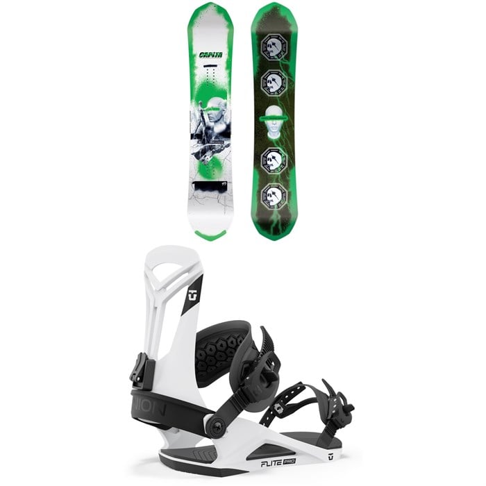 CAPiTA - Ultrafear Reverse Camber Snowboard + Union Flite Pro Snowboard Bindings 2024