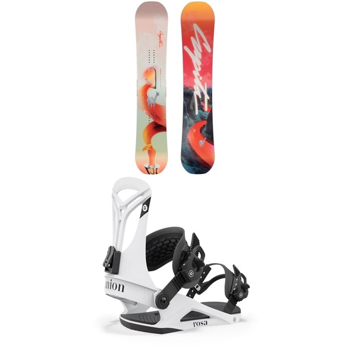 CAPiTA - Space Metal Fantasy Snowboard + Union Rosa Snowboard Bindings - Women's 2024