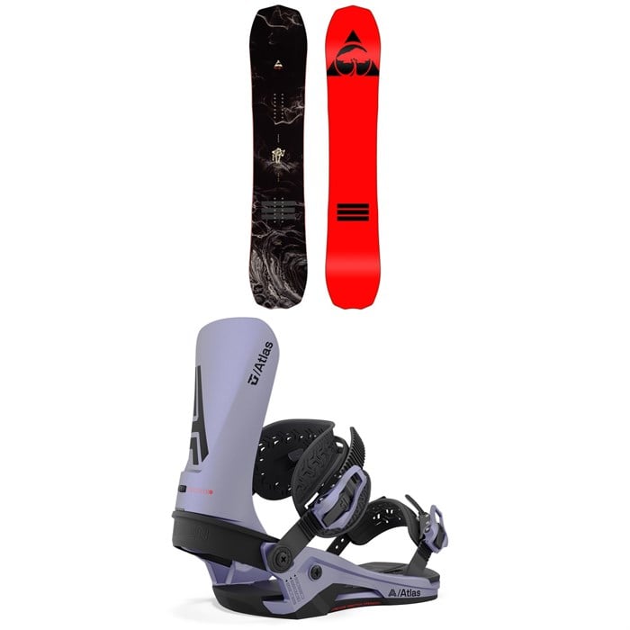 Arbor - Bryan Iguchi Pro Camber Snowboard + Union Atlas Snowboard Bindings 2024