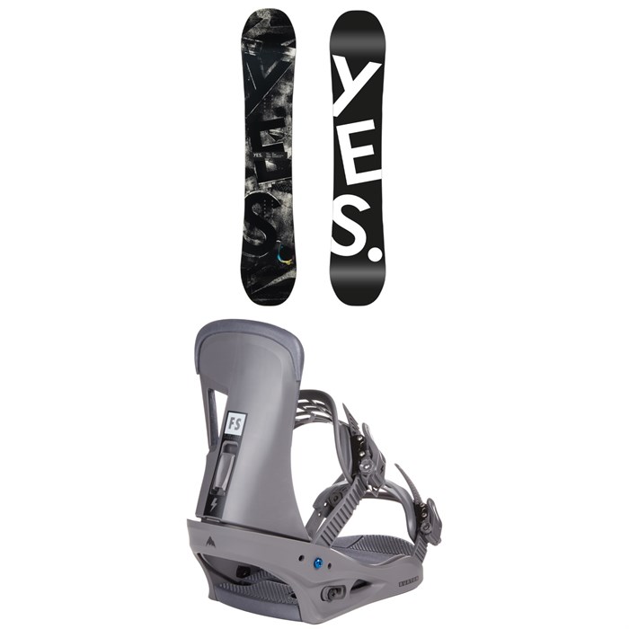 Yes. - Basic Snowboard - Blem  + Burton Freestyle Snowboard Bindings 2023