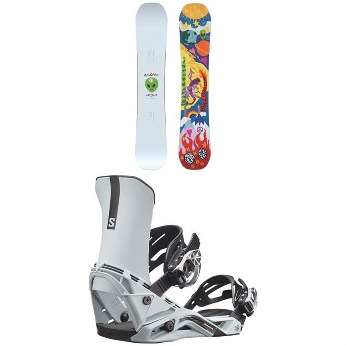 Salomon - Abstract Snowboard + District Snowboard Bindings 2024
