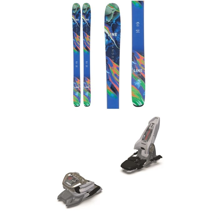 Line Skis - Pandora 104 Skis - Women's + Marker Griffon 13 ID Ski Bindings