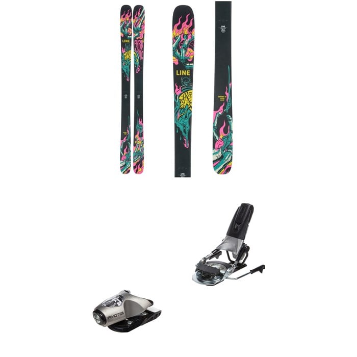Line Skis - Chronic 94 Skis 2024 + Look Pivot 15 GW Ski Bindings