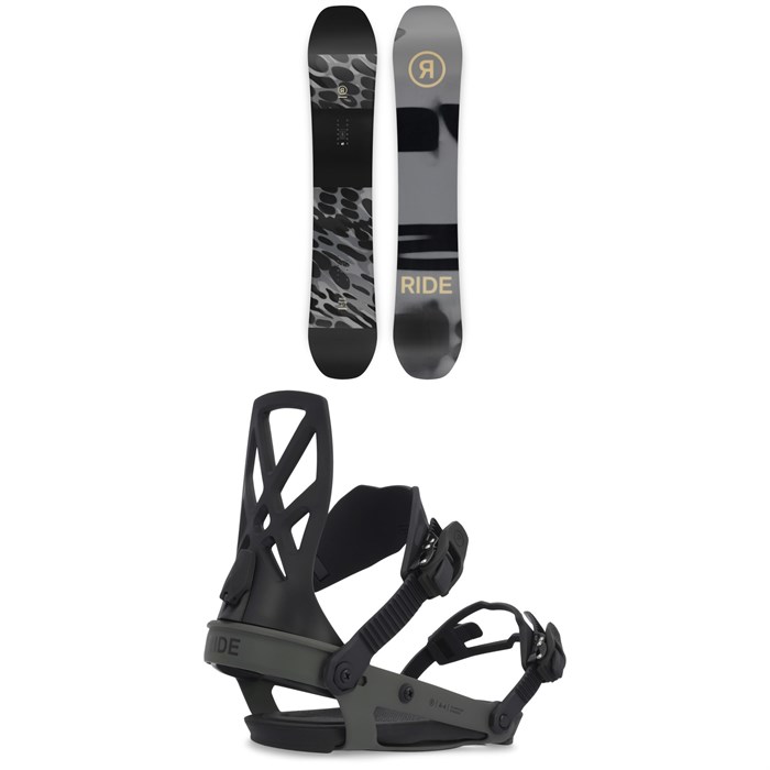 Ride - Manic Snowboard + A-4 Snowboard Bindings 2024