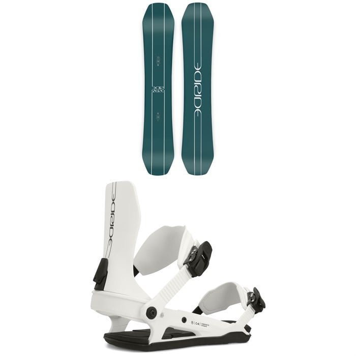 Ride - Zero Snowboard + C-6 Snowboard Bindings 2024