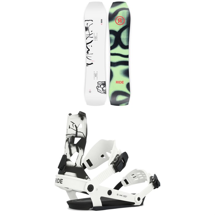 Ride - Warpig Snowboard + A-8 Snowboard Bindings 2024