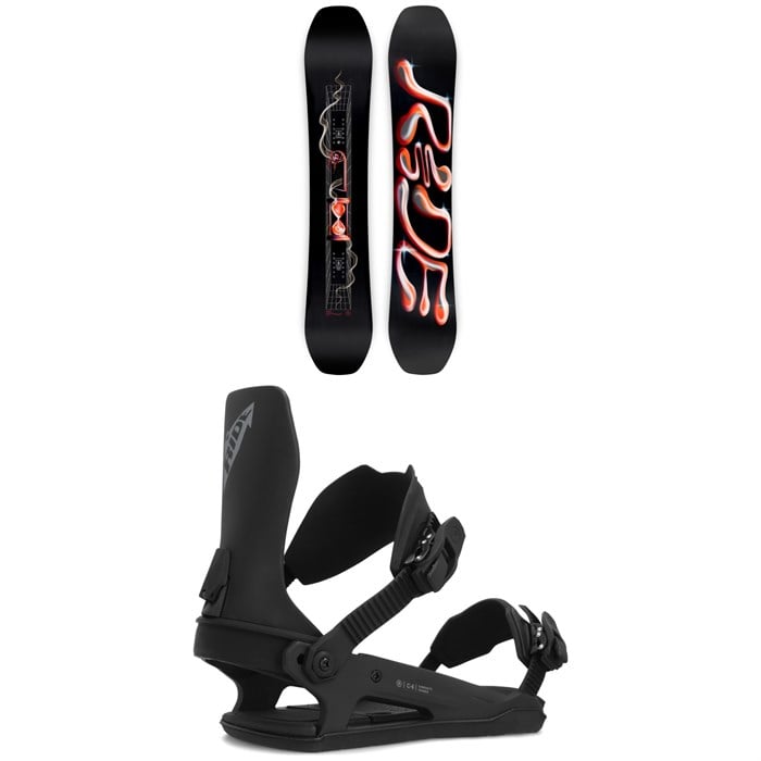 Ride - Shadowban Snowboard + C-6 Snowboard Bindings 2024
