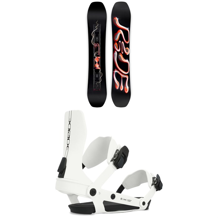Ride - Shadowban Snowboard + A-6 Snowboard Bindings 2024