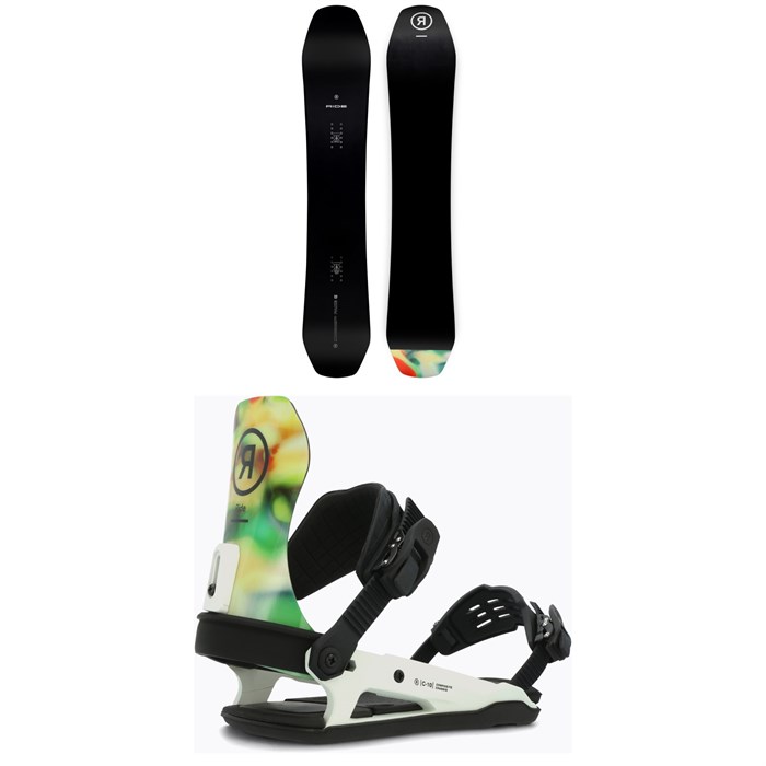 Ride - Deep Fake Snowboard + C-10 Snowboard Bindings 2024