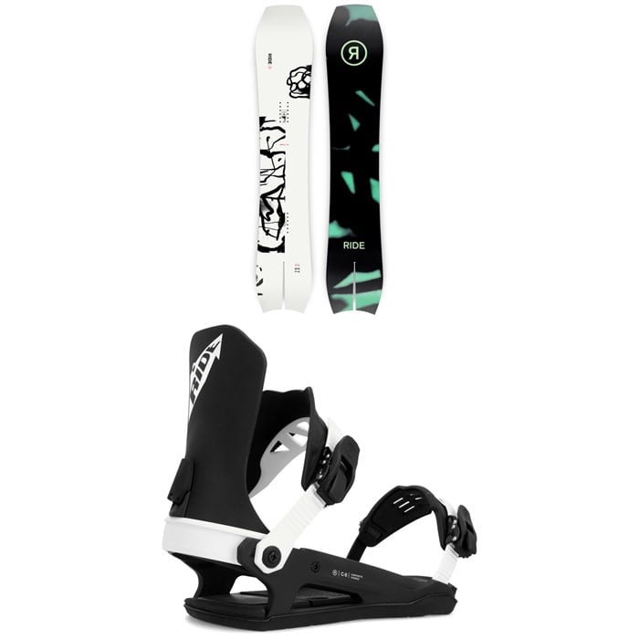 Ride - MTNpig Snowboard + C-8 Snowboard Bindings 2024