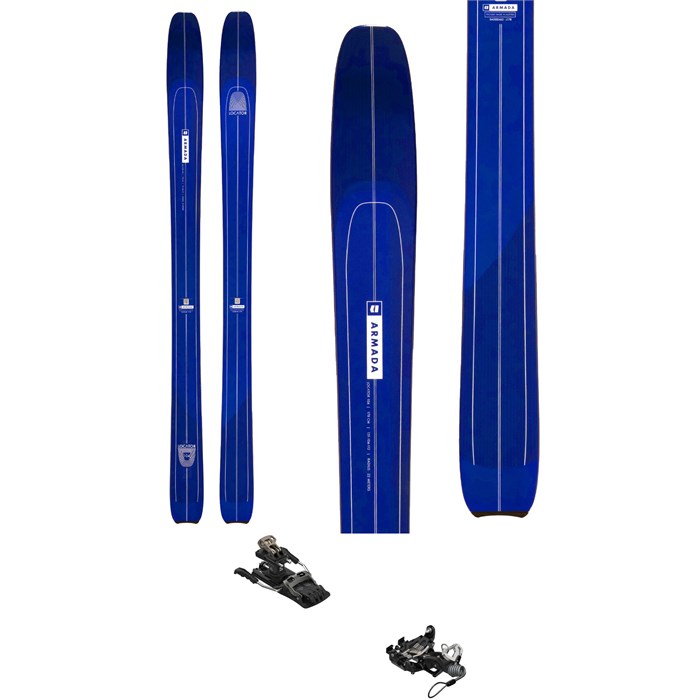 Armada Locator 104 Skis + Salomon MTN Pure Alpine Touring Ski Bindings