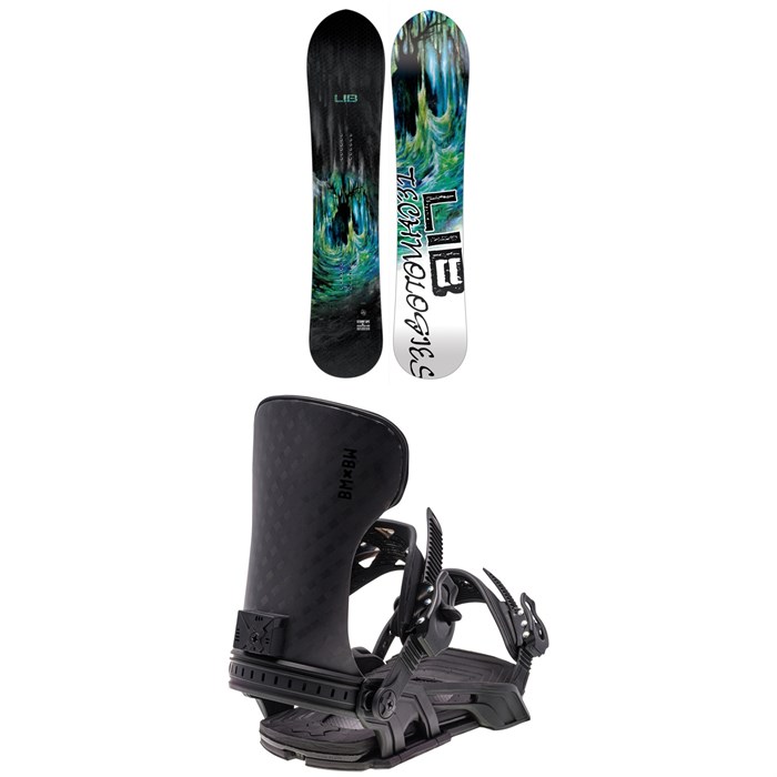 Lib Tech - Stump Ape C2X Snowboard + Bent Metal Solution Snowboard Bindings 2024