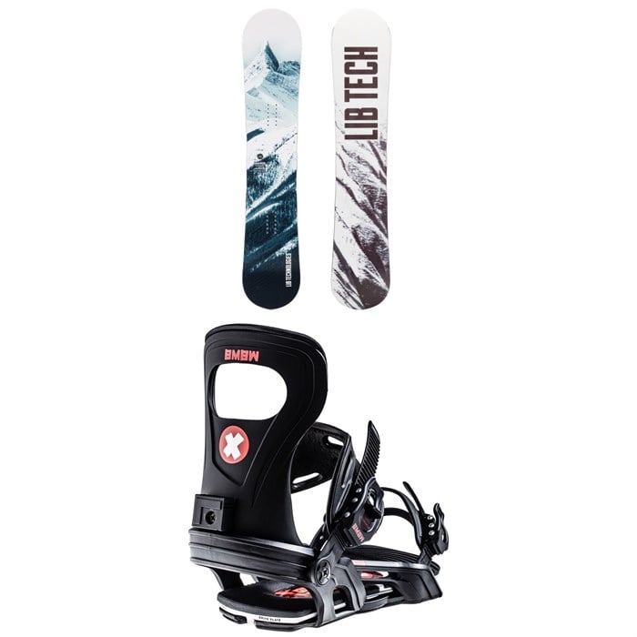 Lib Tech - Cold Brew C2 Snowboard + Bent Metal Joint Snowboard Bindings 2024