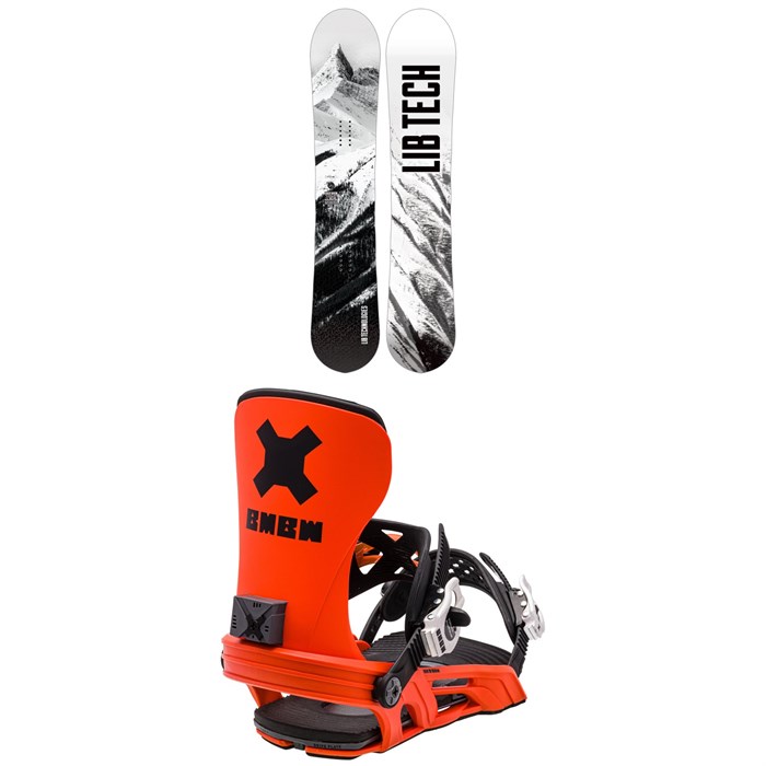 Lib Tech - Cold Brew C2 Snowboard + Bent Metal Axtion Snowboard Bindings 2024