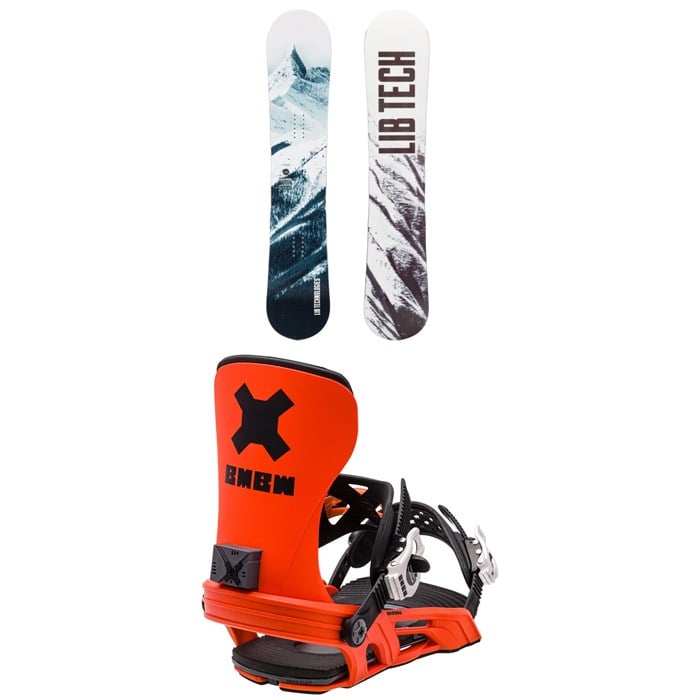 Lib Tech - Cold Brew C2 Snowboard + Bent Metal Axtion Snowboard Bindings 2024