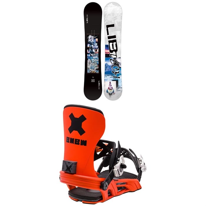 Lib Tech - Skate Banana BTX Snowboard + Bent Metal Axtion Snowboard Bindings 2024