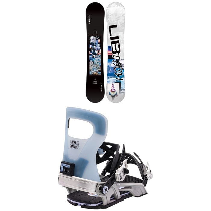 Lib Tech - Skate Banana BTX Snowboard + Bent Metal Logic Snowboard Bindings 2024