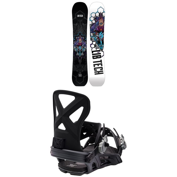 Lib Tech - Terrain Wrecker C2X Snowboard + Bent Metal Cor-Pro Snowboard Bindings 2024