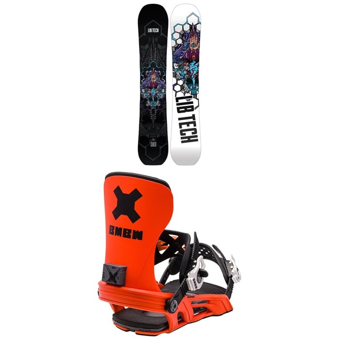 Lib Tech - Terrain Wrecker C2X Snowboard + Bent Metal Axtion Snowboard Bindings 2024