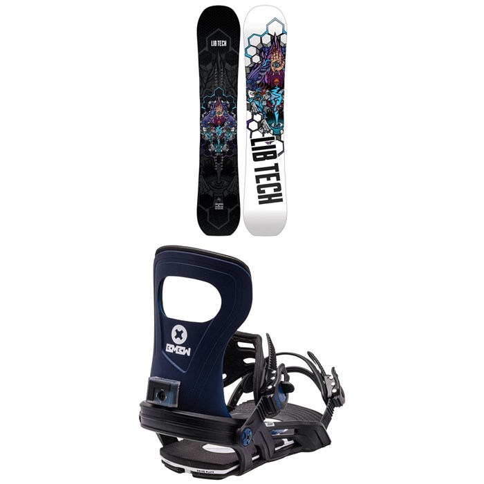 Lib Tech - Terrain Wrecker C2X Snowboard + Bent Metal Joint Snowboard Bindings 2024