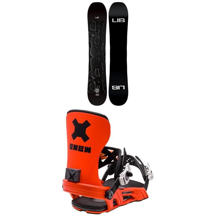 Lib Tech - Double Dip C2 Snowboard + Bent Metal Axtion Snowboard Bindings 2024