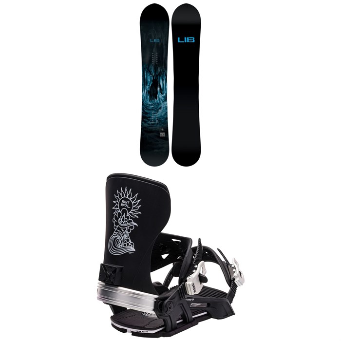 Lib Tech - Skunk Ape II C2X Snowboard + Bent Metal Transfer Snowboard Bindings 2024