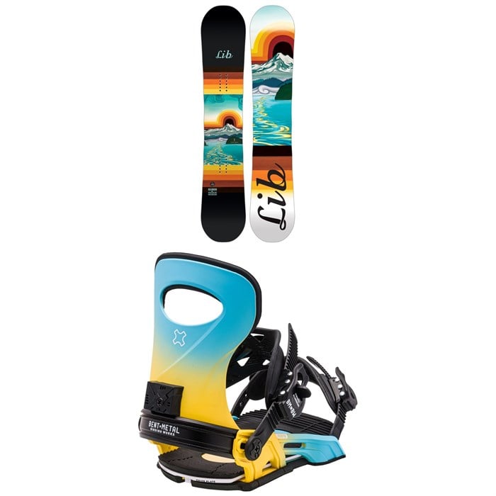Lib Tech - Glider BTX Snowboard + Bent Metal Forte Snowboard Bindings - Women's 2024